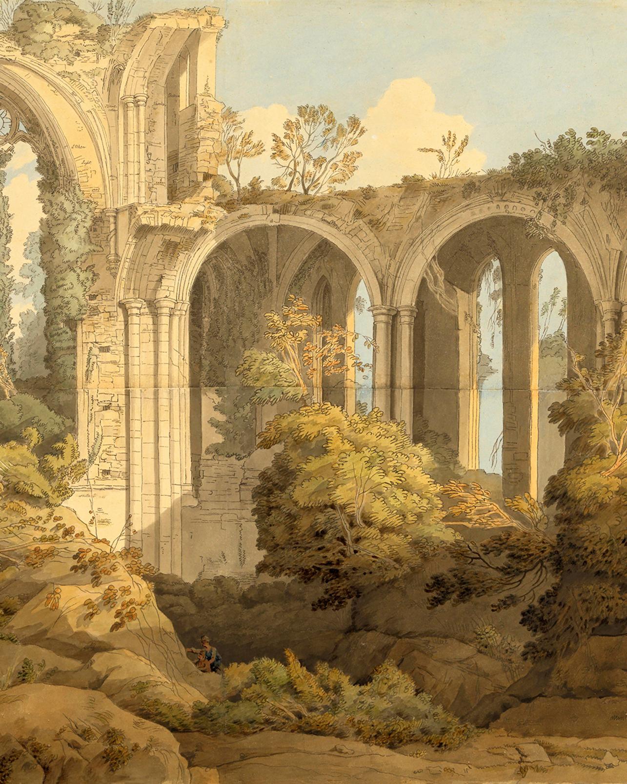 Netley Abbey 1809 Bespoke Mural