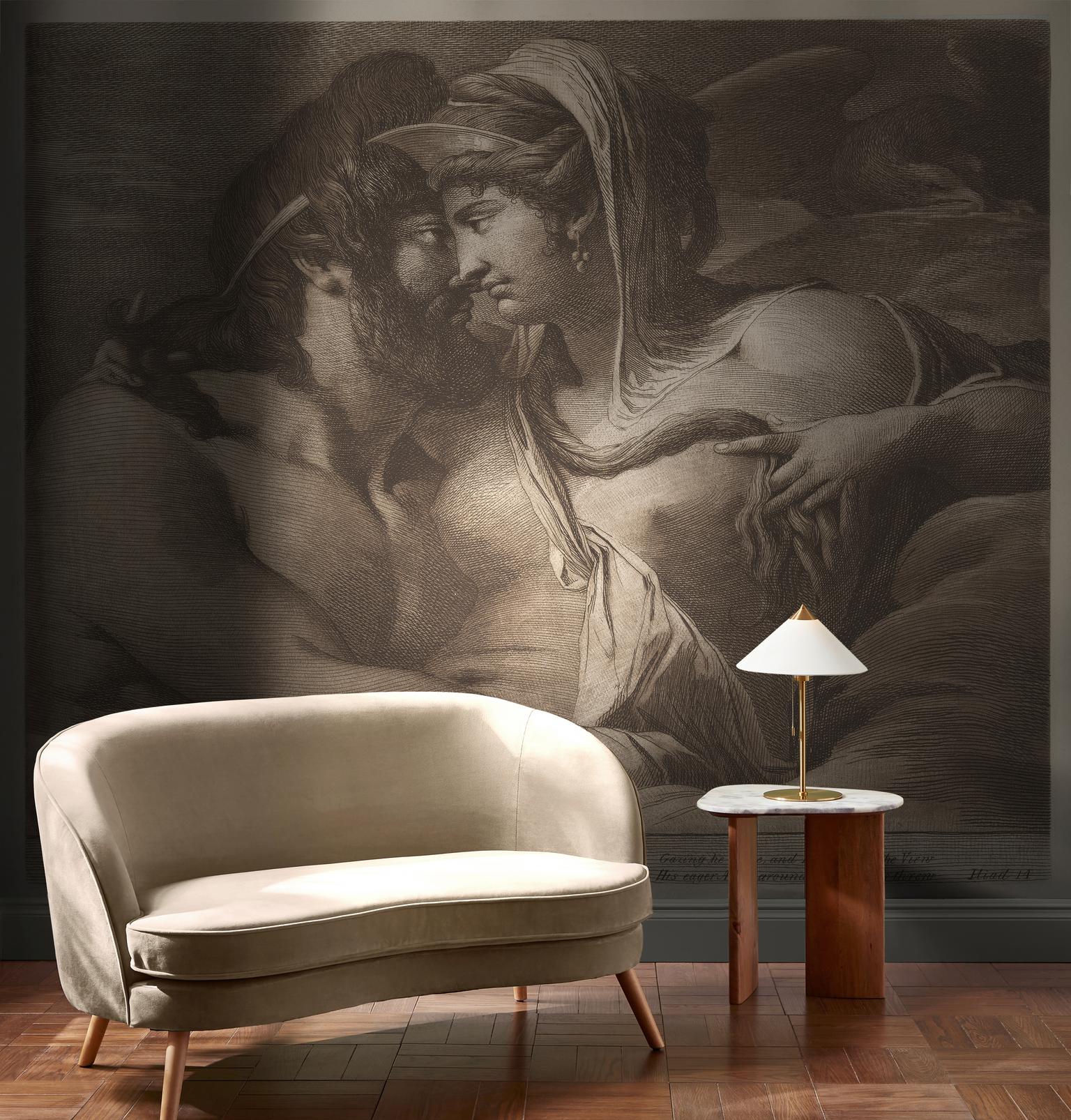 Jupiter and Juno on Mount Ida Bespoke Mural