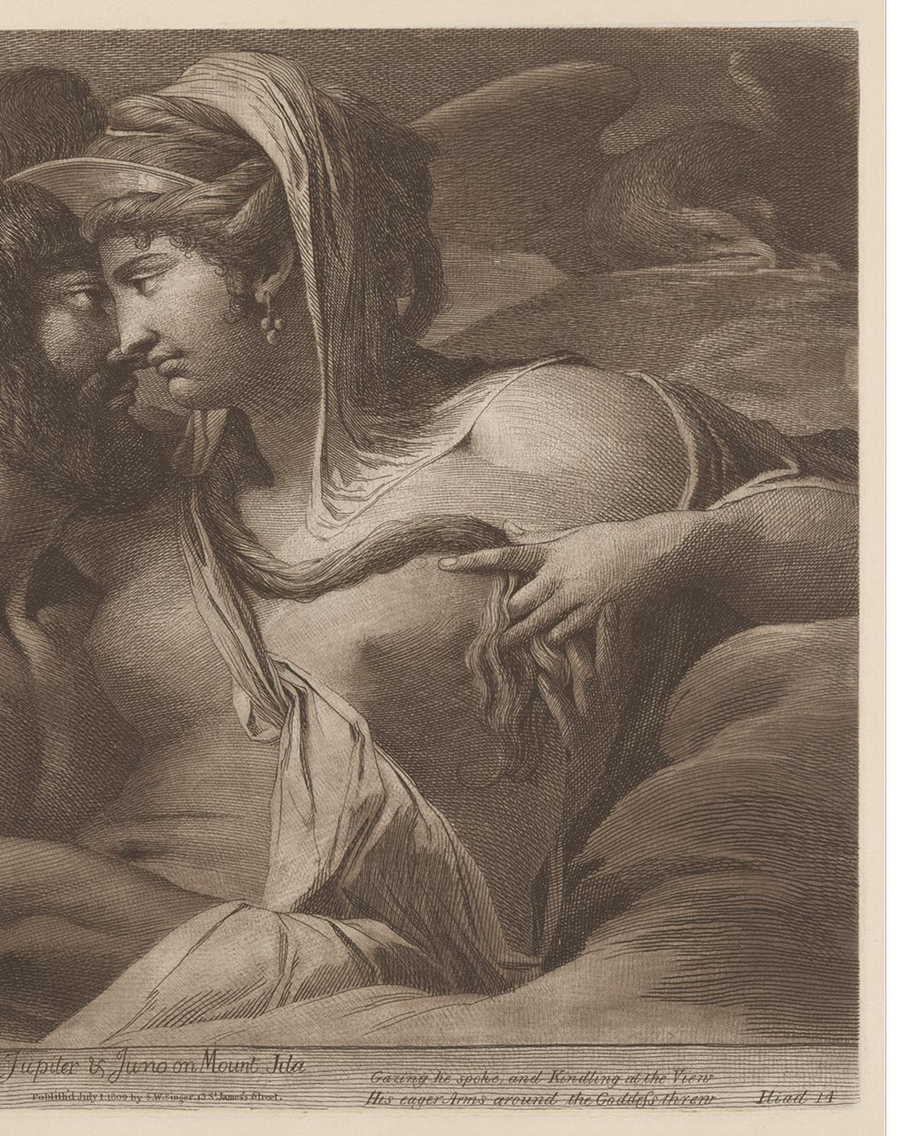 Jupiter and Juno on Mount Ida Bespoke Mural