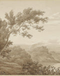 Lake Albano with the Goatherd Bespoke Mural