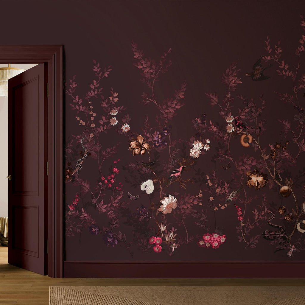 Allurium Damson Bespoke Mural
