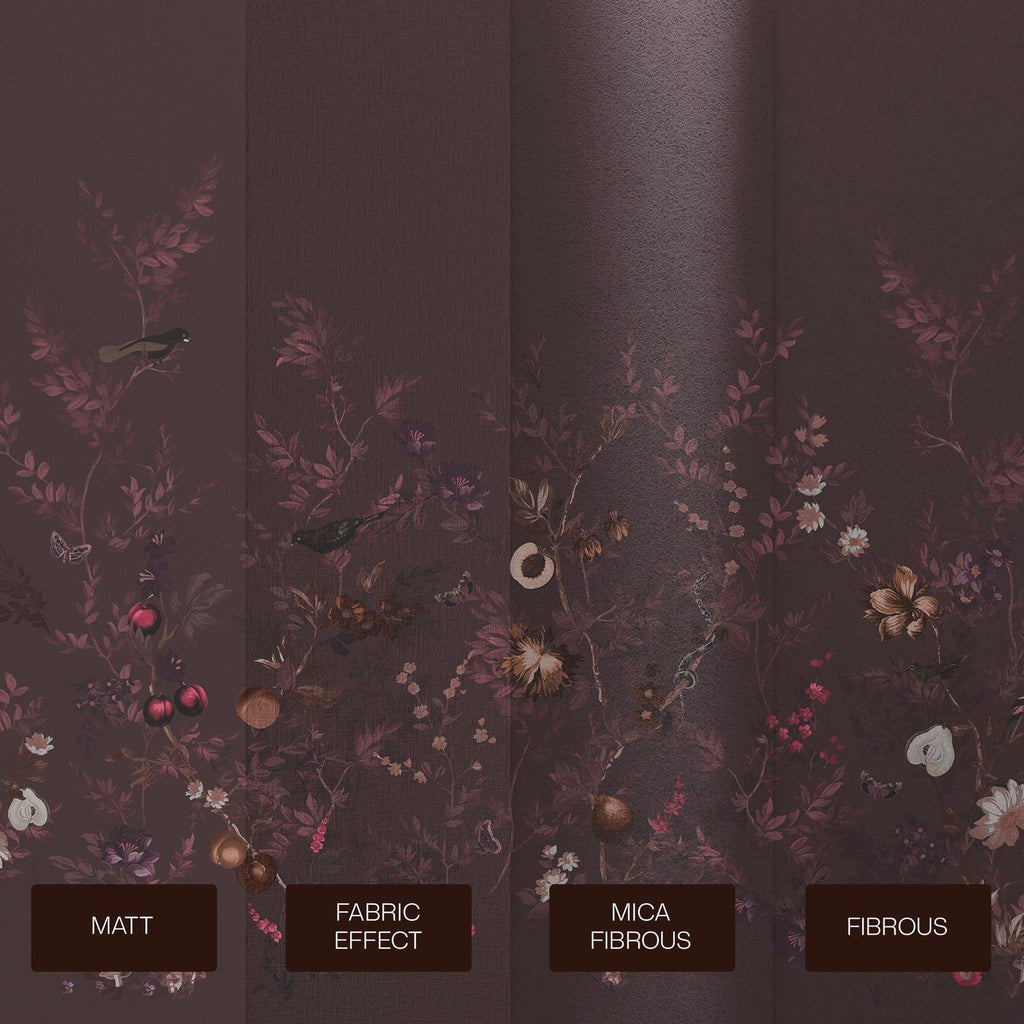 Allurium Damson Bespoke Mural