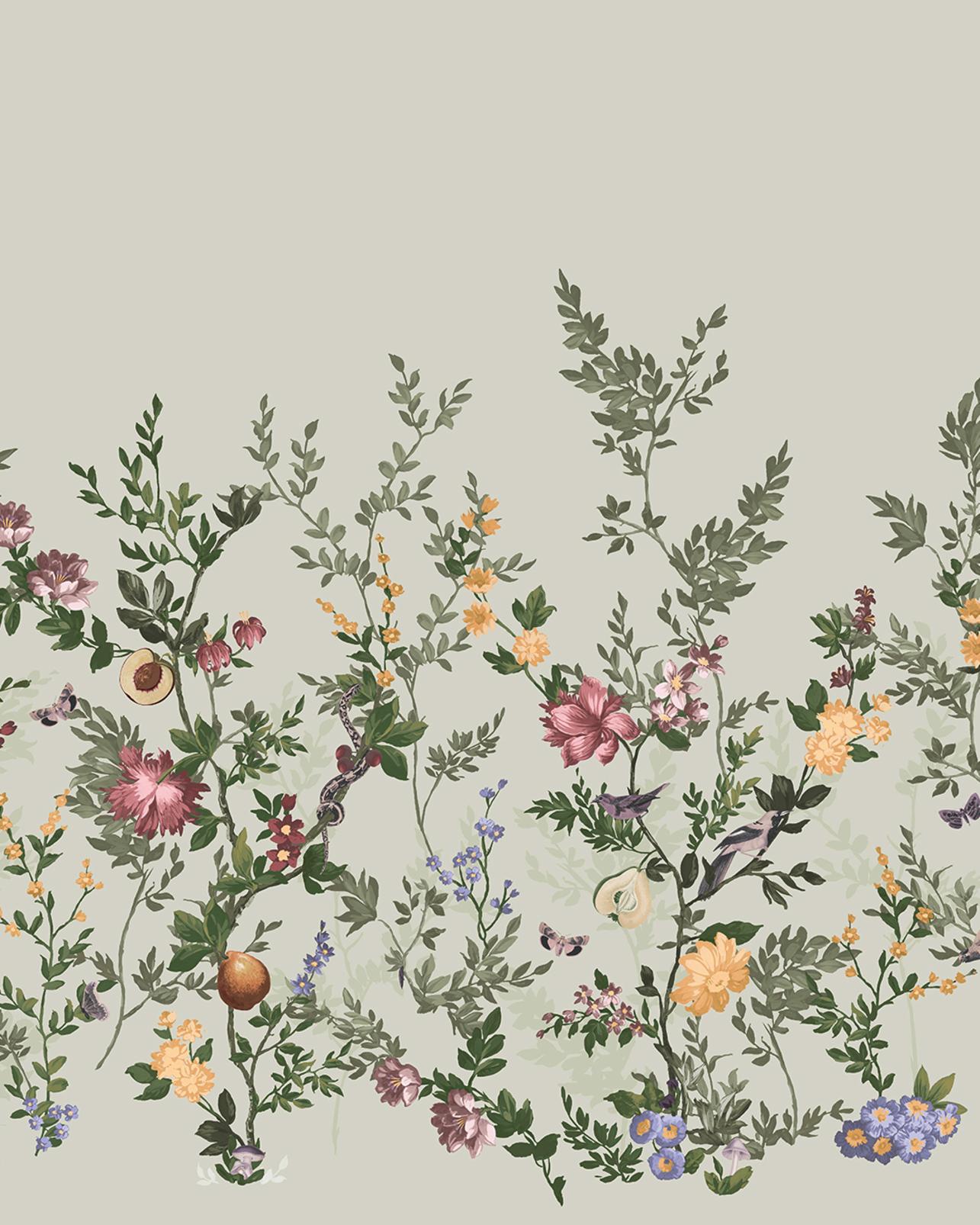 Allurium Sage Bespoke Mural