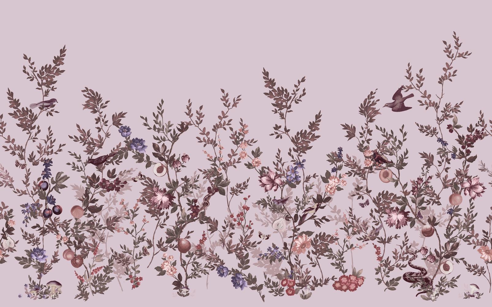 Allurium Pink Bespoke Mural