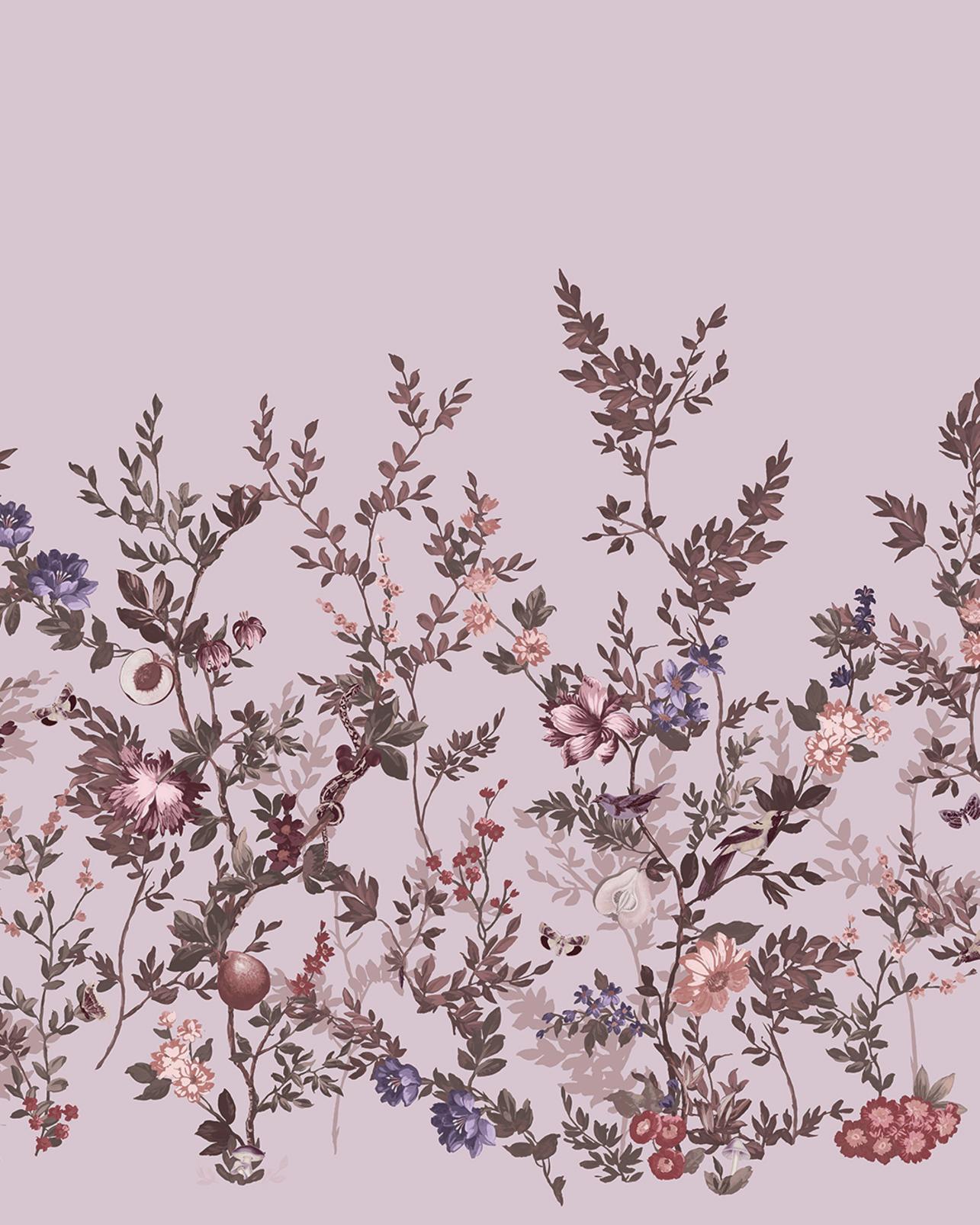 Allurium Pink Bespoke Mural