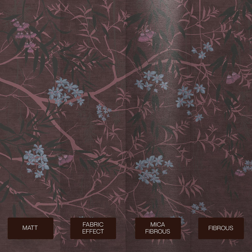 Obassia Damson Bespoke Mural