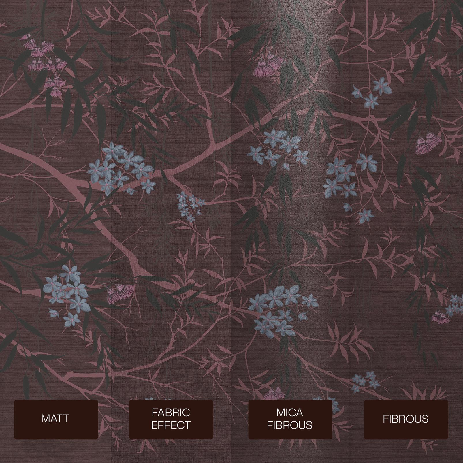 Obassia Damson Bespoke Mural