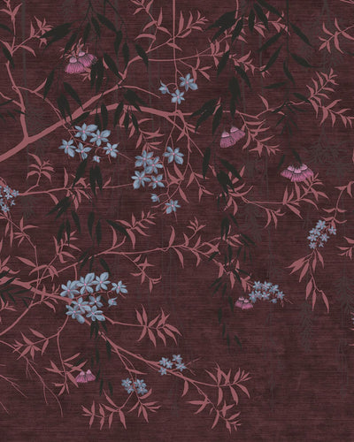Obassia Damson Bespoke Mural