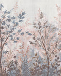 Forest in Bloom Pink & Blue Bespoke Mural