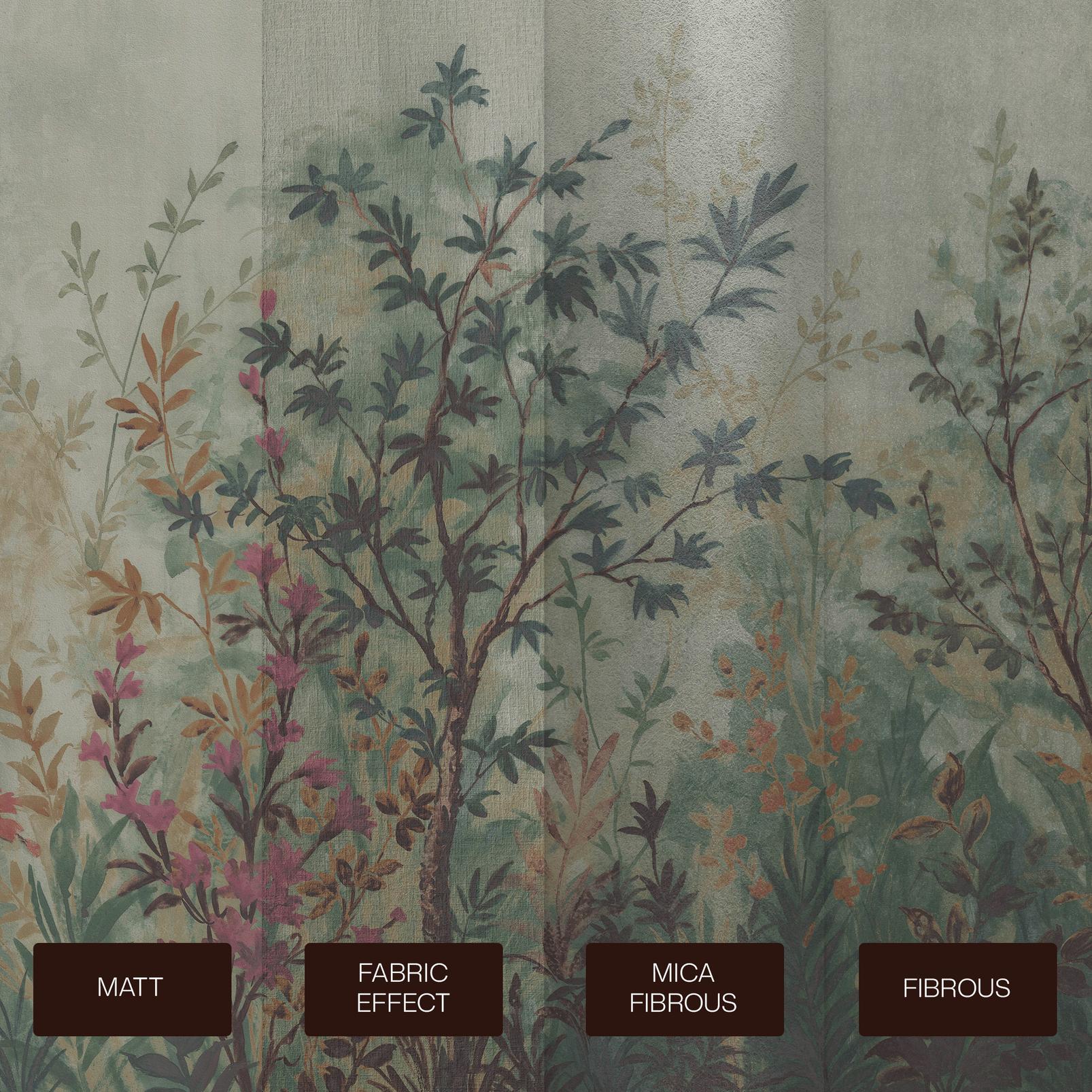 Forest in Bloom Evergreen Bespoke Mural