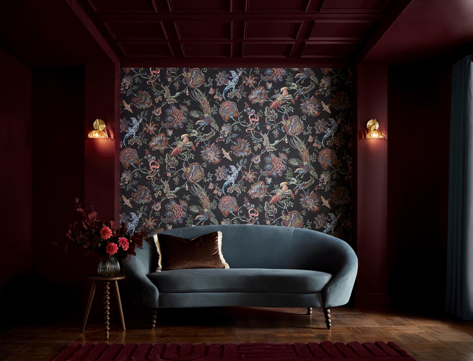Eternal Weave Black Wallpaper (Set of 2)