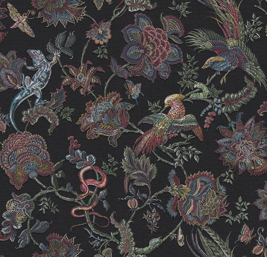Eternal Weave Black Wallpaper (Set of 2)