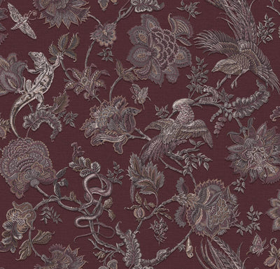 Eternal Weave Damson Wallpaper (Set of 2)