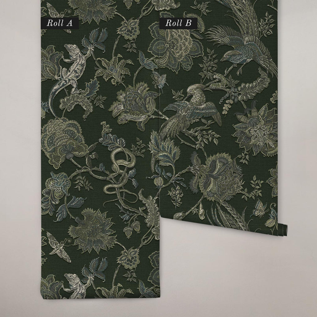 Eternal Weave Emerald Wallpaper (Set of 2)