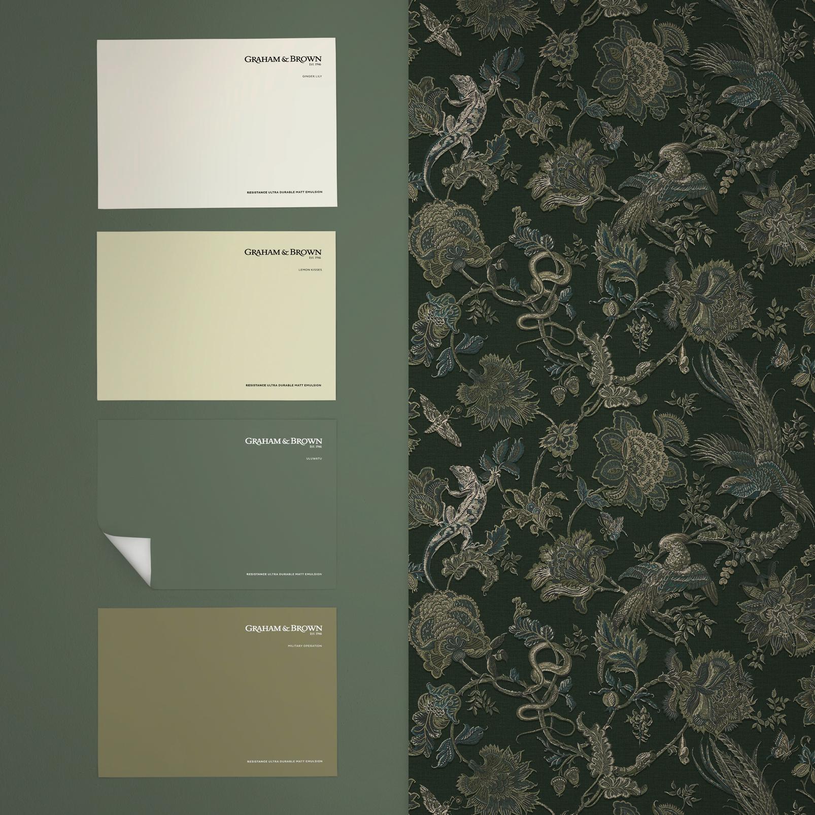 Eternal Weave Emerald Wallpaper (Set of 2)