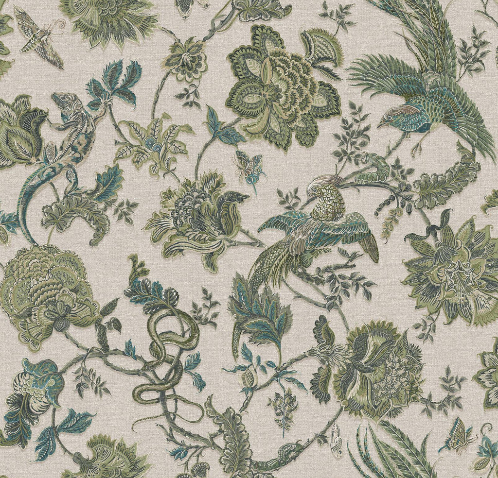 Eternal Weave Sage Wallpaper (Set of 2)