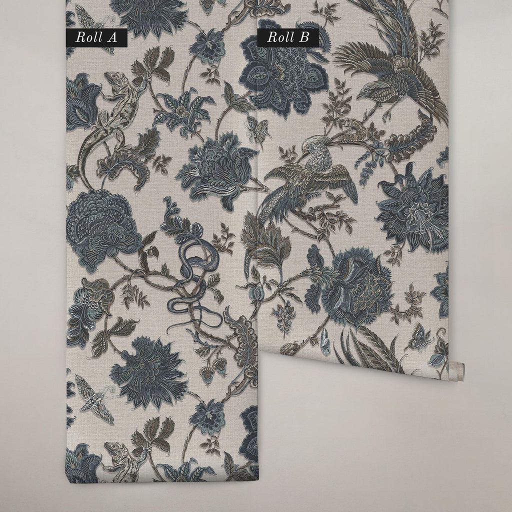 Eternal Weave Denim  Wallpaper (Set of 2)