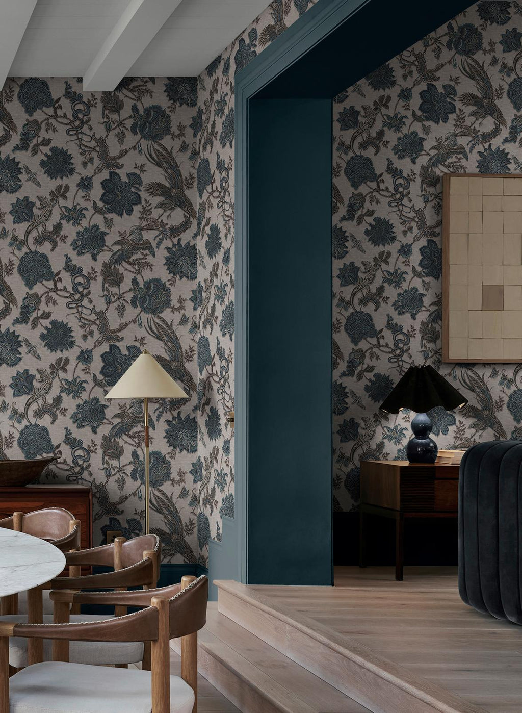 Eternal Weave Denim  Wallpaper (Set of 2)