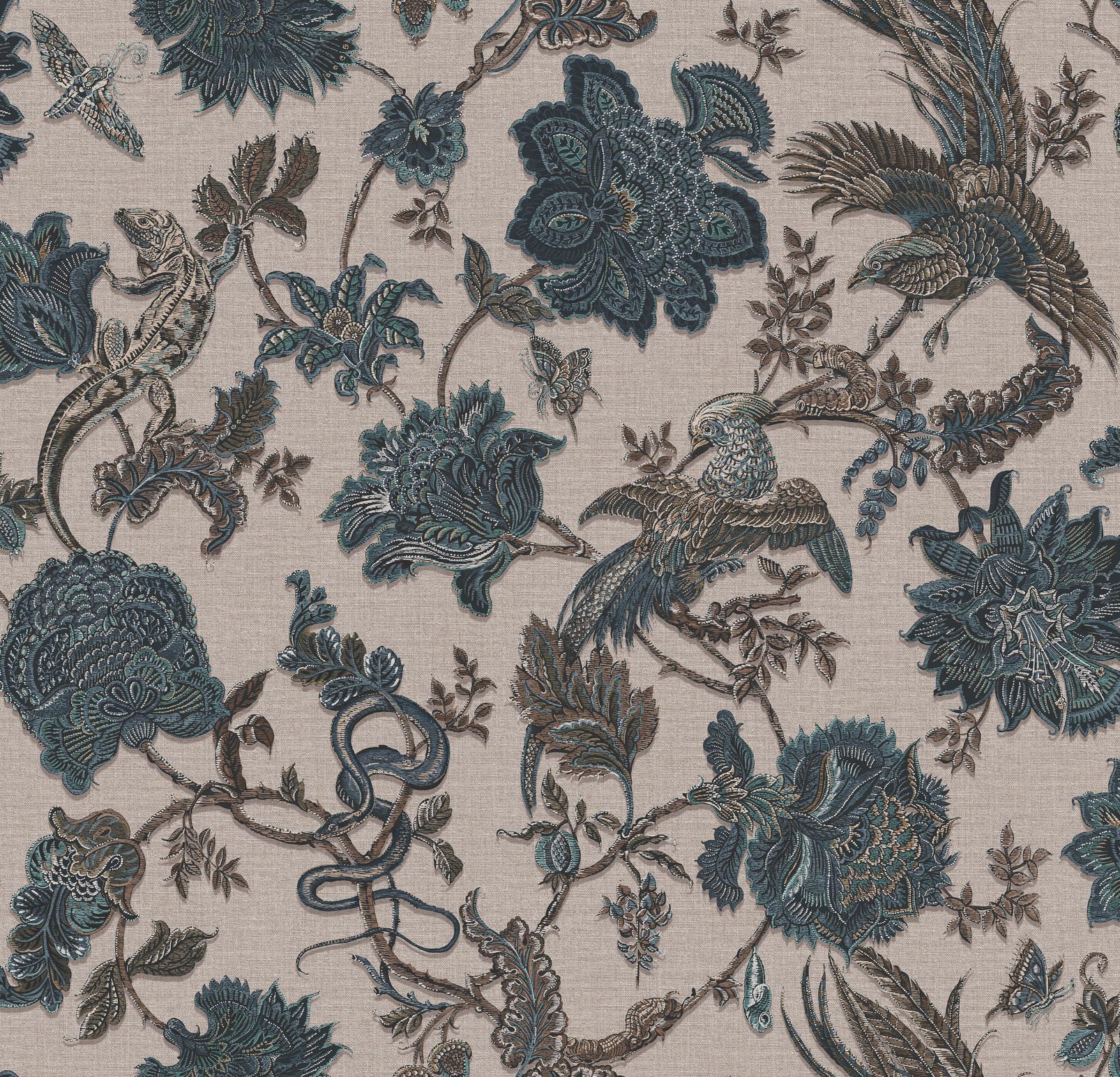 Eternal Weave Denim  Wallpaper (Set of 2)