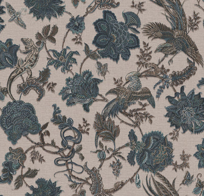 Eternal Weave Denim  Wallpaper (Set of 2)