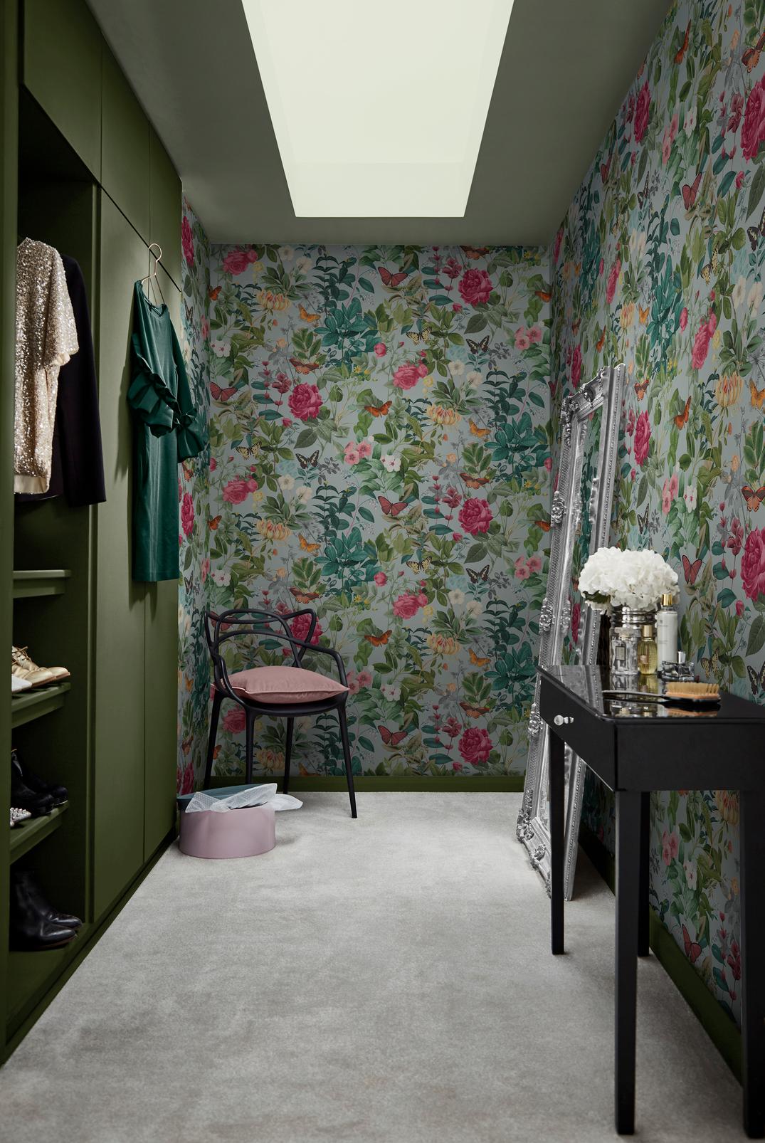 Bodnant Garden Duck Egg Wallpaper (Set of 2)