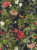 Bodnant Garden Navy Wallpaper (Set of 2)