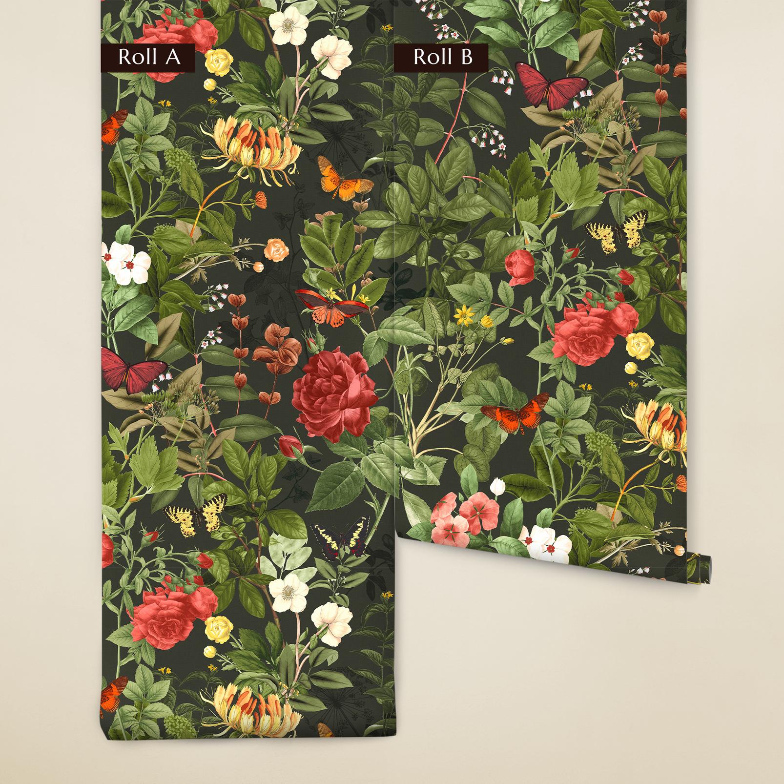 Bodnant Garden Forest Wallpaper (Set of 2)