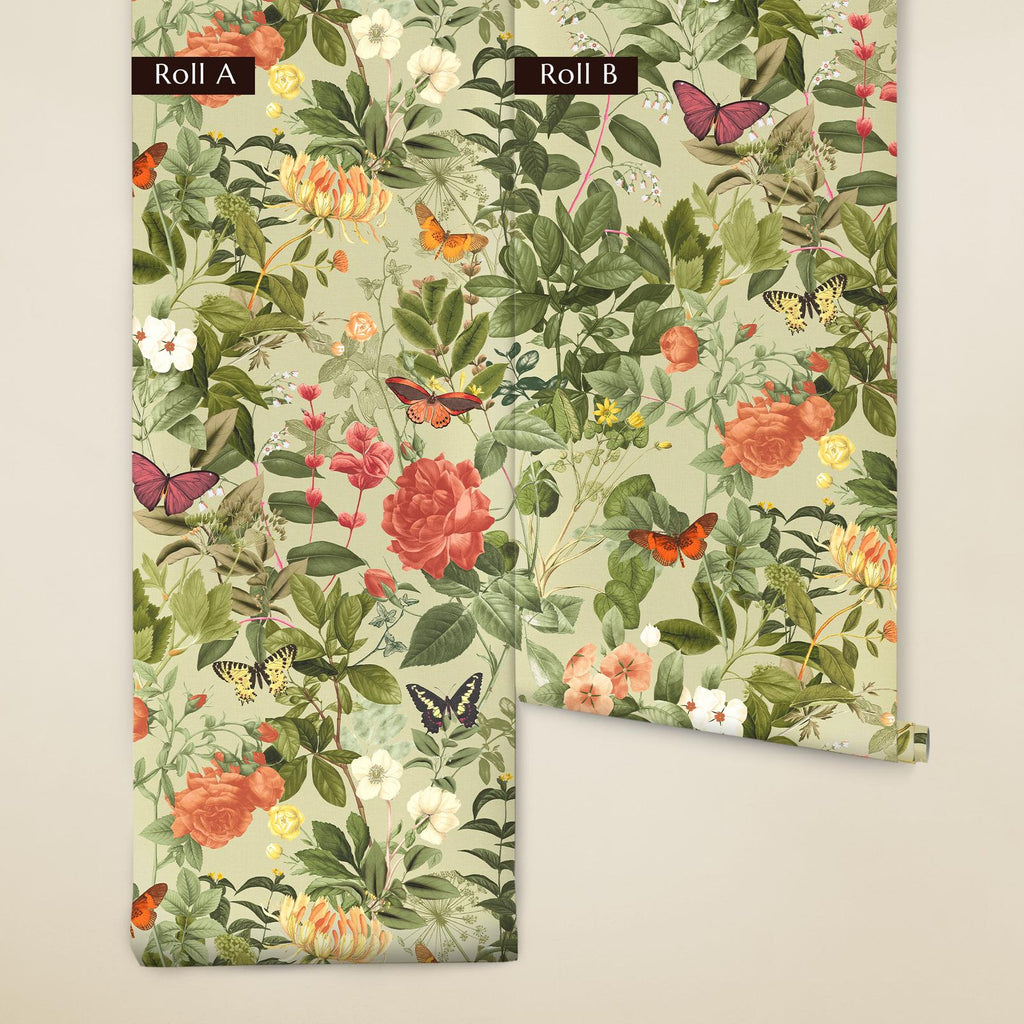 Bodnant Garden Willow Wallpaper (Set of 2)