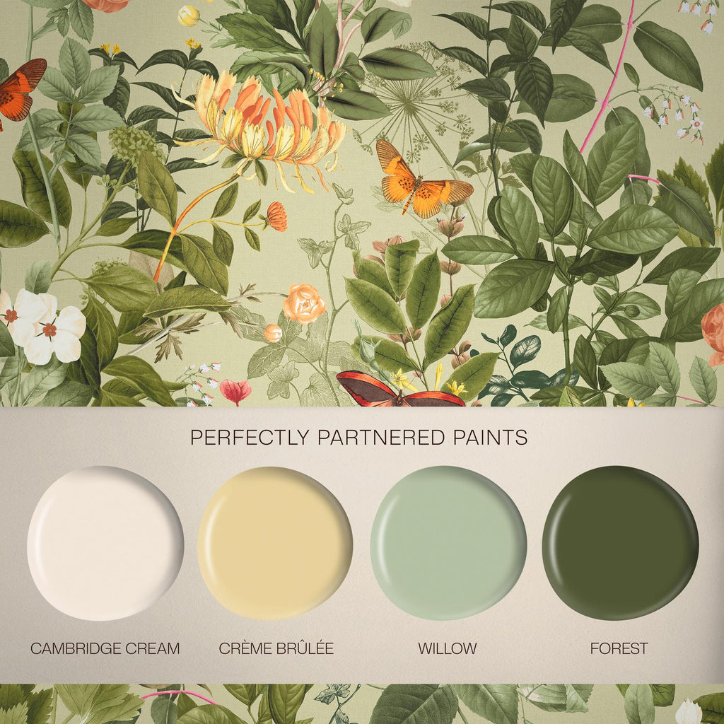 Bodnant Garden Willow Wallpaper (Set of 2)