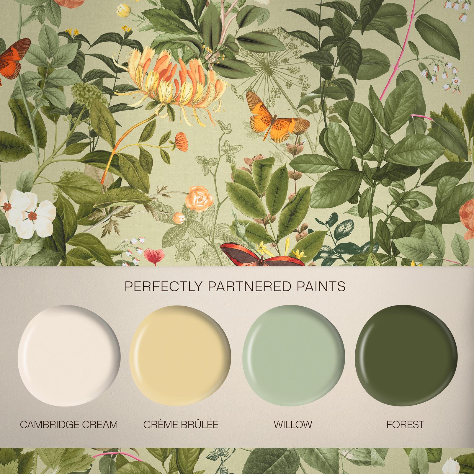 Bodnant Garden Willow Wallpaper (Set of 2)