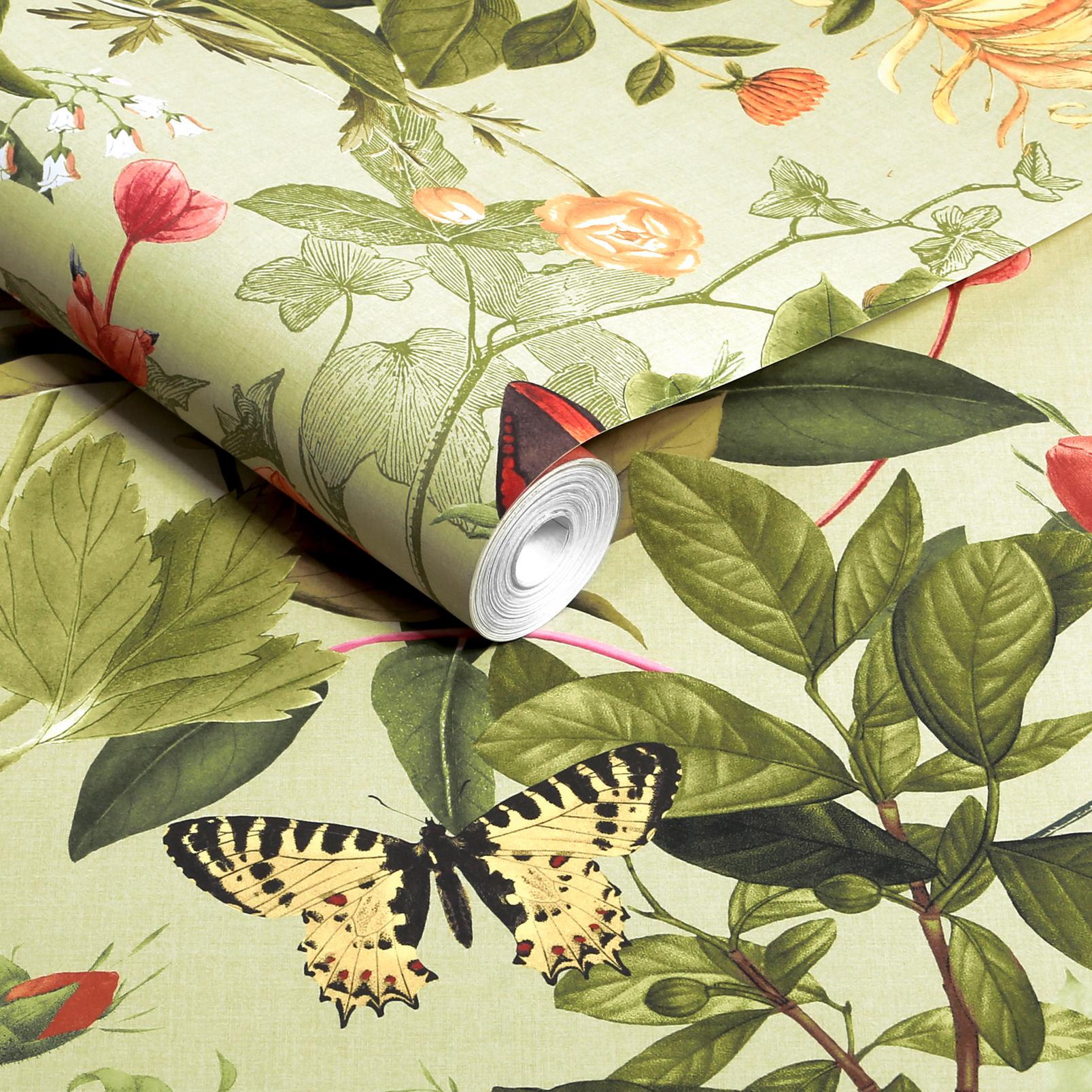 Bodnant Garden Willow Wallpaper (Set of 2)