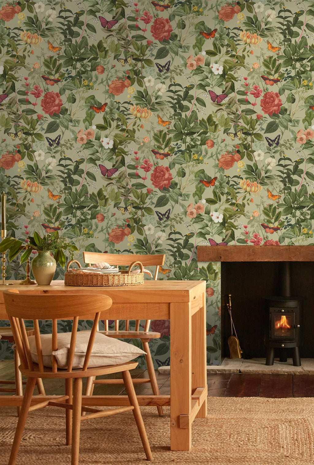Bodnant Garden Willow Wallpaper (Set of 2)