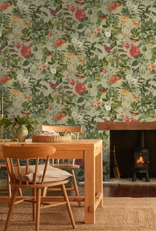 Bodnant Garden Willow Wallpaper (Set of 2)