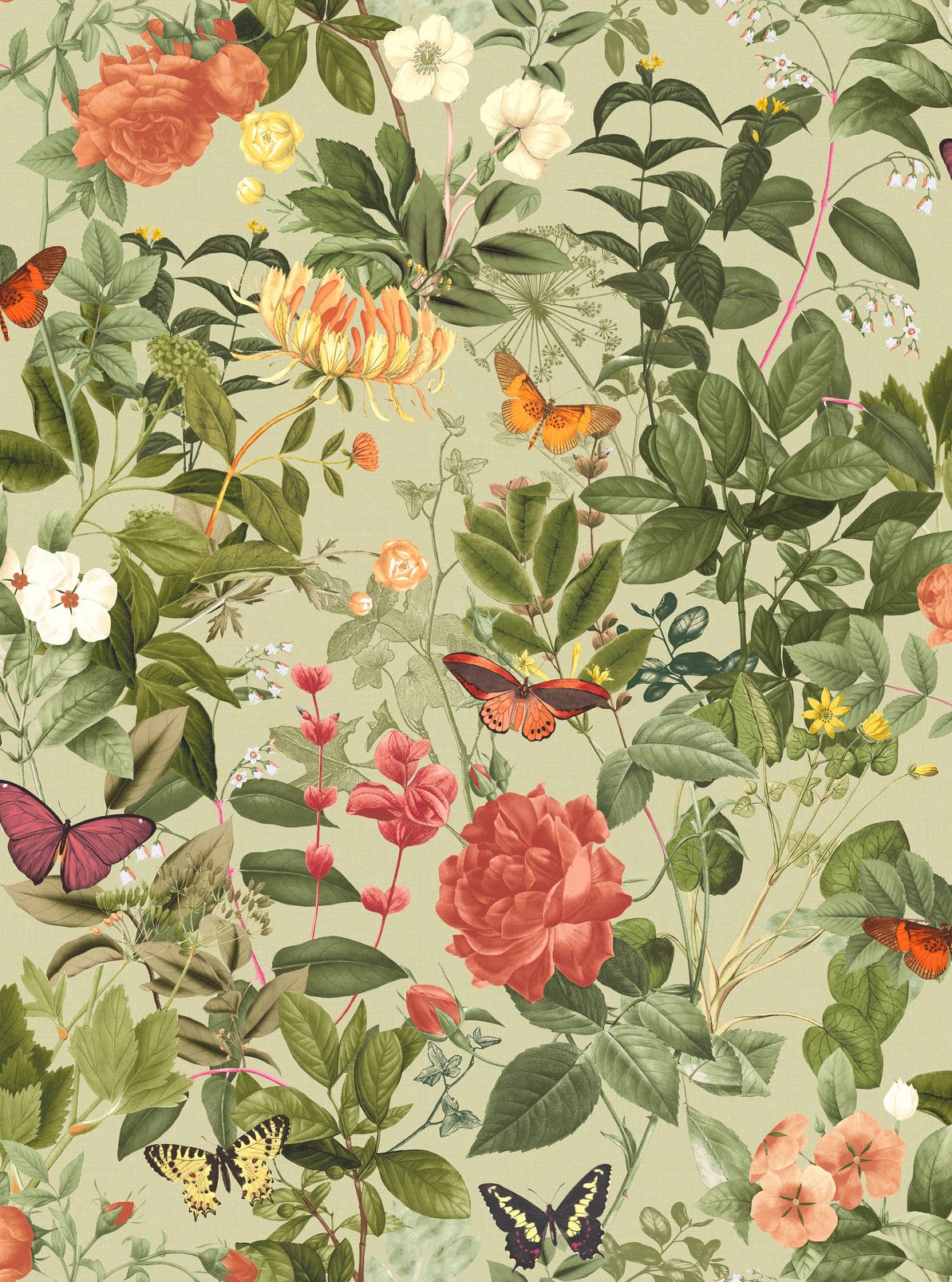Bodnant Garden Willow Wallpaper (Set of 2)