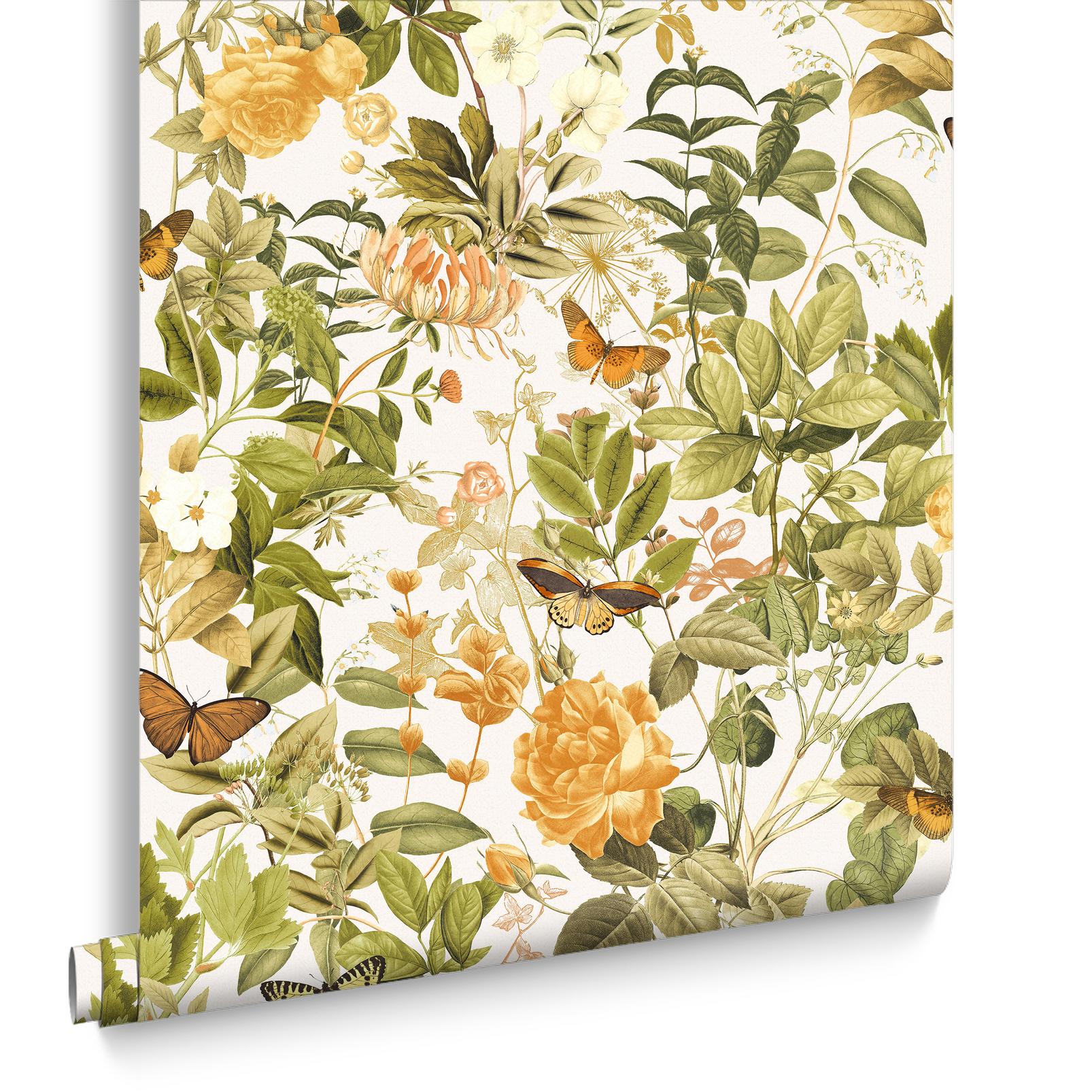 Bodnant Garden Creme Brulee Wallpaper (Set of 2)