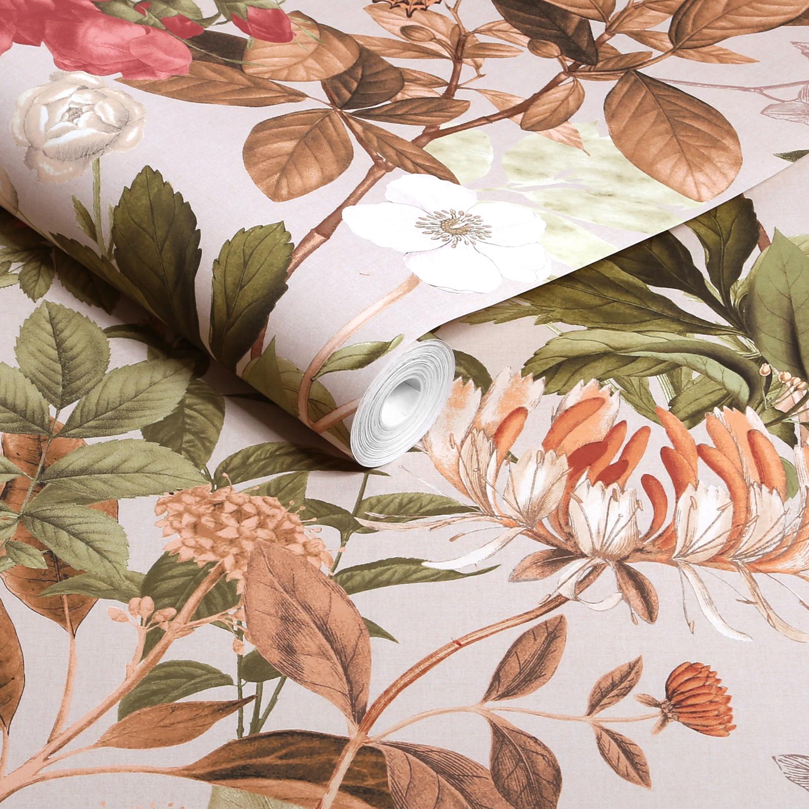 Bodnant Garden Whispering Rose Wallpaper (Set of 2)