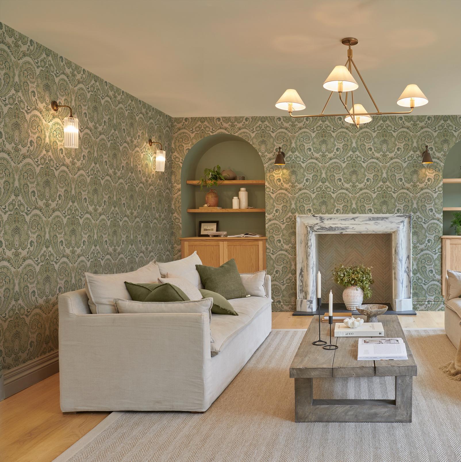 Paisley Tapestry Willow Wallpaper