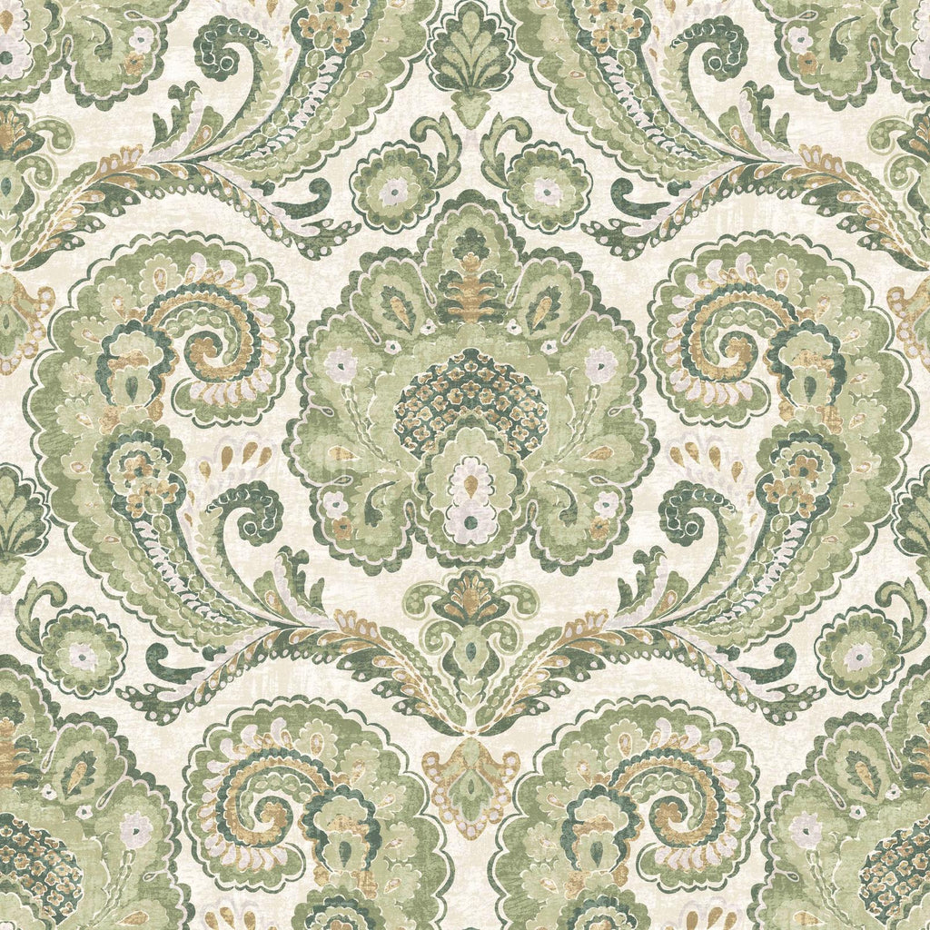 Paisley Tapestry Willow Wallpaper