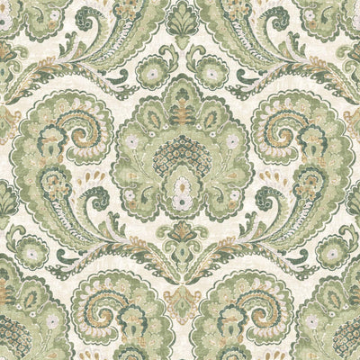 Paisley Tapestry Willow Wallpaper