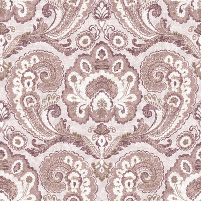 Paisley Tapestry Linen Wallpaper