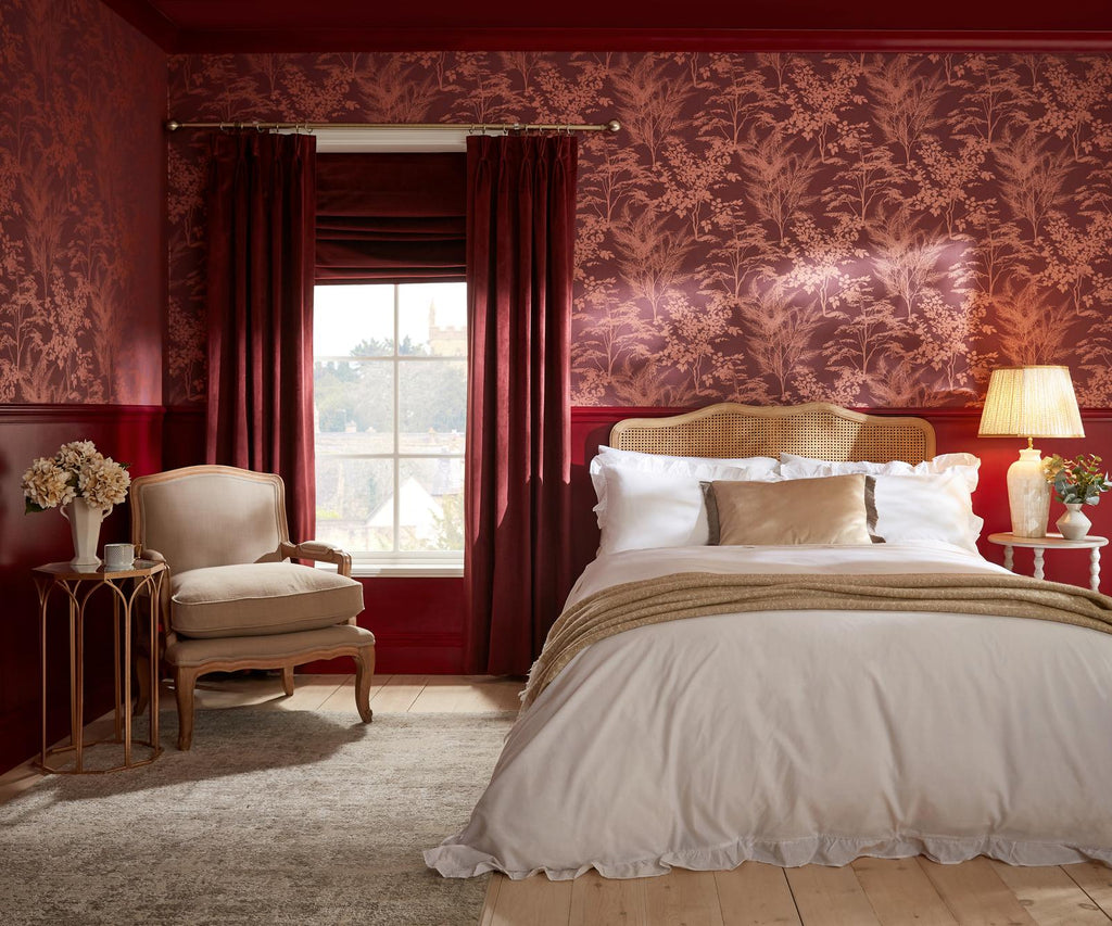 Mystic Divine Damson Wallpaper