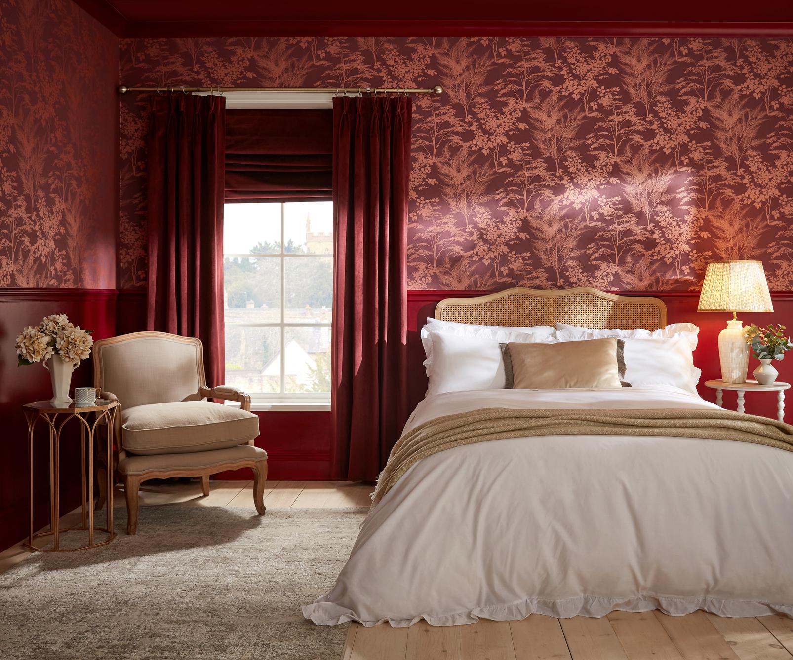 Mystic Divine Damson Wallpaper