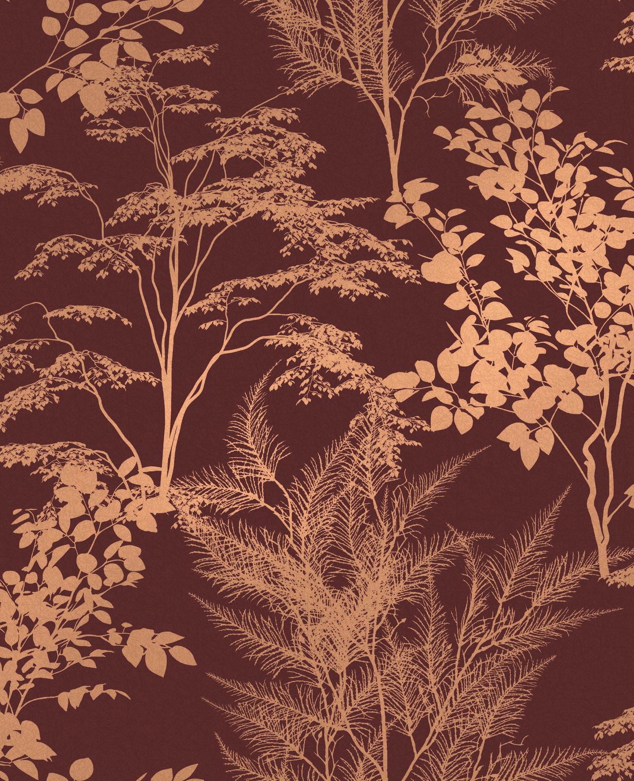 Mystic Divine Damson Wallpaper