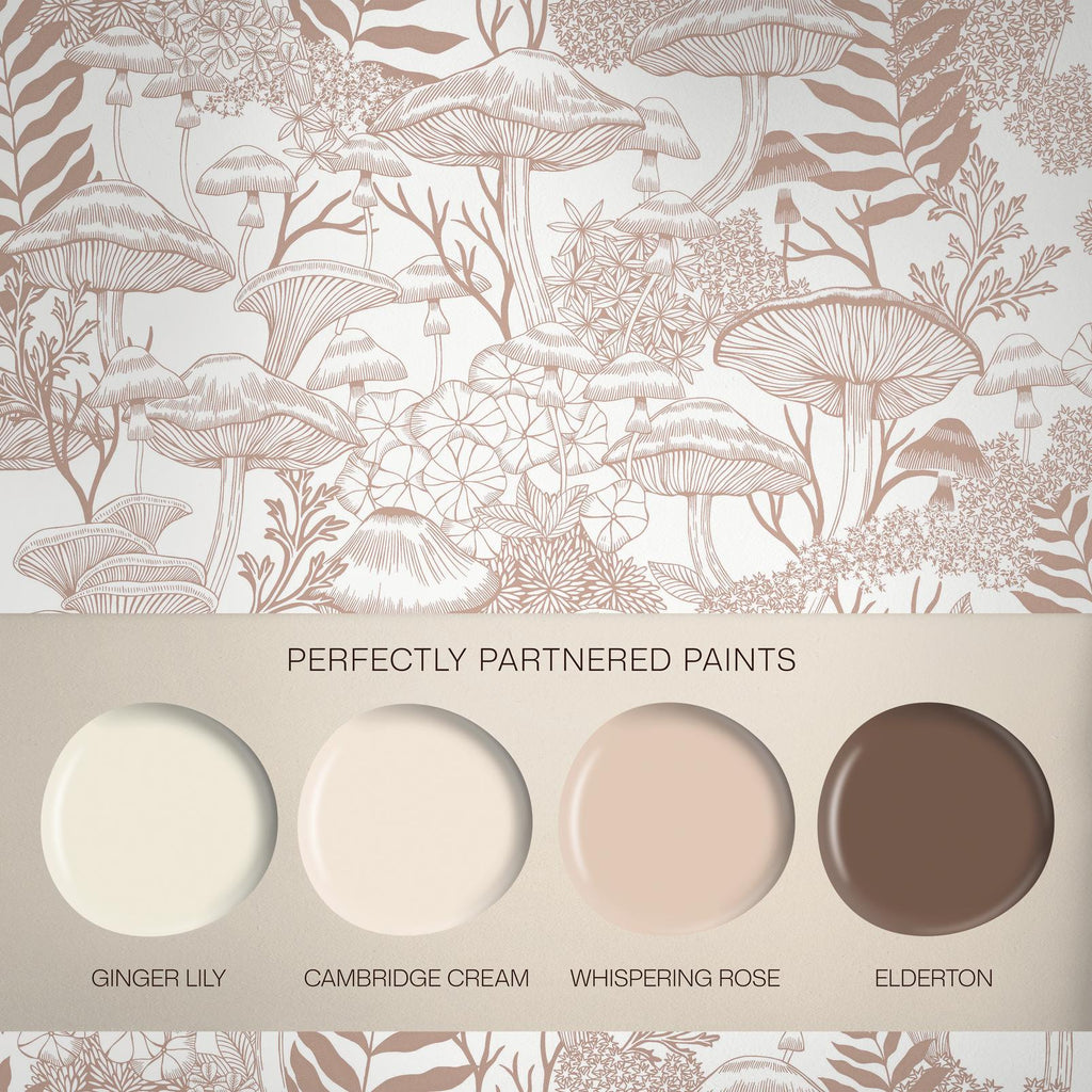 Fungi Folklore Whispering Rose Wallpaper