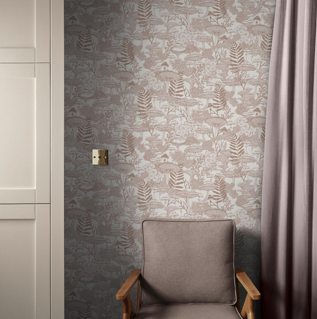 Fungi Folklore Whispering Rose Wallpaper