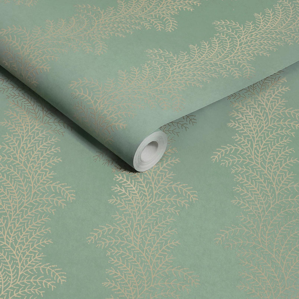 Whispering Fern Mist Wallpaper