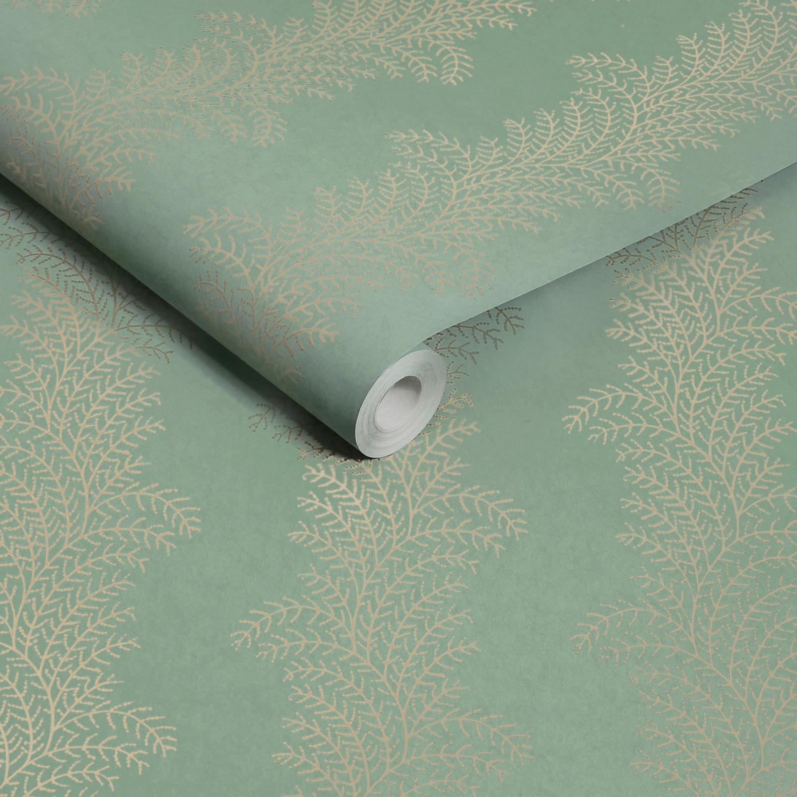 Whispering Fern Mist Wallpaper