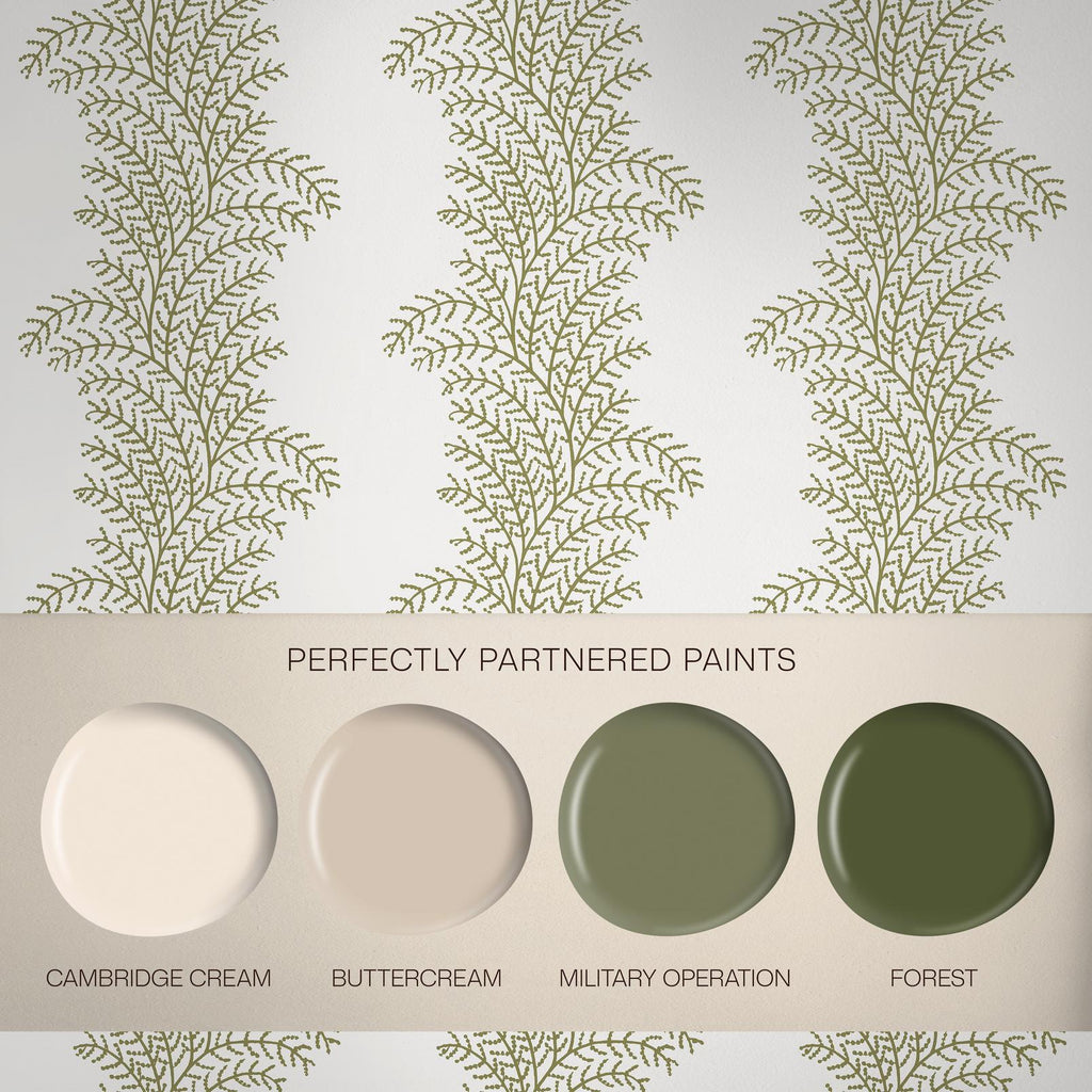 Whispering Fern Willow Wallpaper