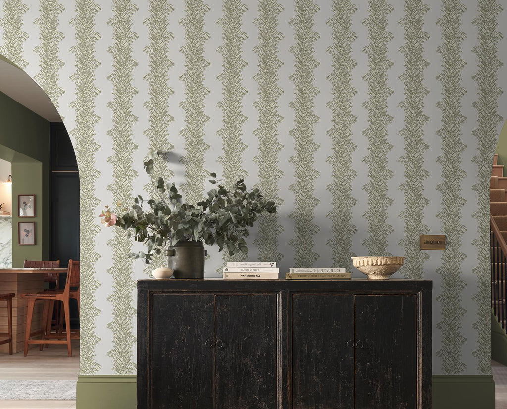 Whispering Fern Willow Wallpaper