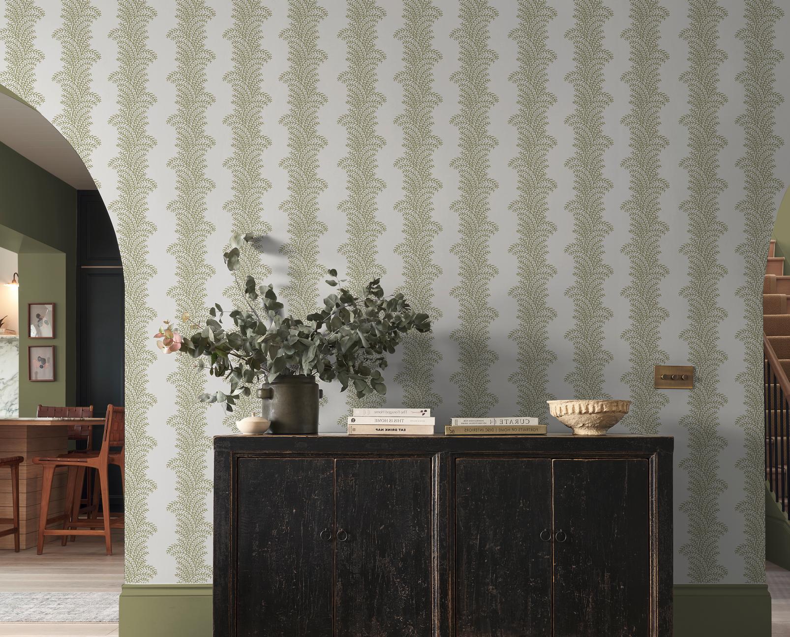 Whispering Fern Willow Wallpaper